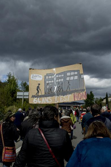 Manifestation du 13/04/23 à Aubenas