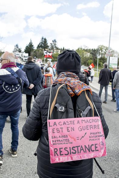 Manifestation du 13/04/23 à Aubenas