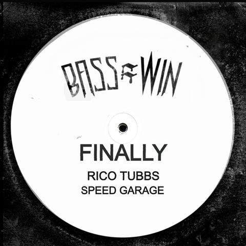Black and white center label with credits.