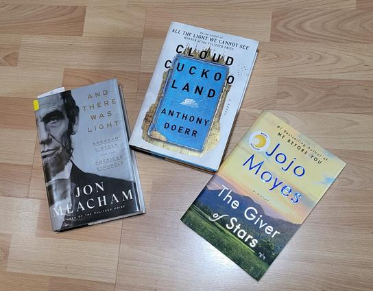 Three books. One is John Meacham's book on Lincoln
