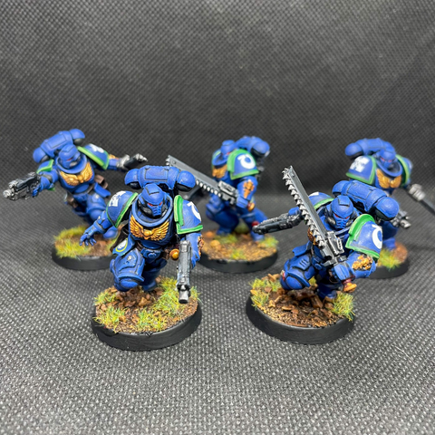 Primaris Assault Intercessors of the Ultramarines 4th Company