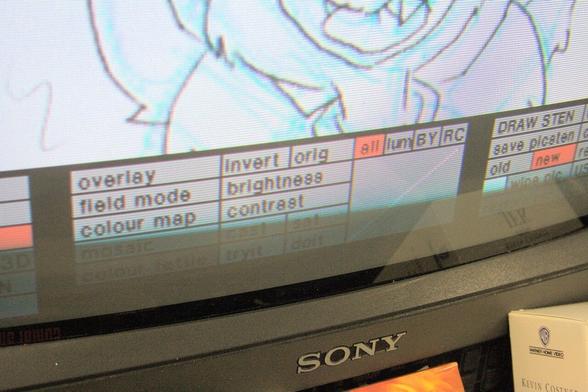 A closeup of the Paintbox interface.