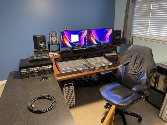 Home studio in the process of being restored