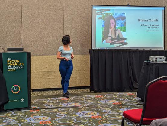 Elena presenting herself