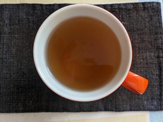 Tea in a mug.