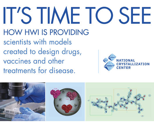 HWI National Crystallization Center highlight