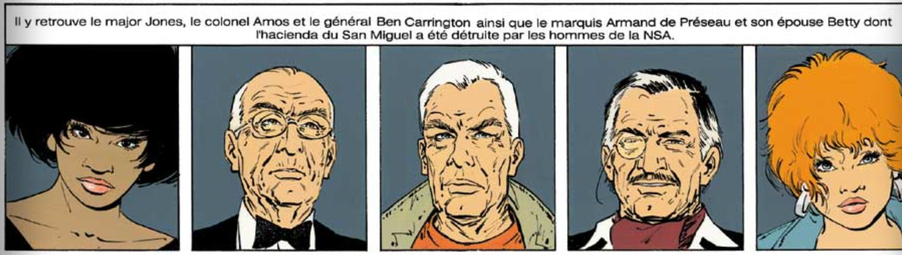Une case d'une bande dessinée avec le mot espagnol «hacienda» au féminin.