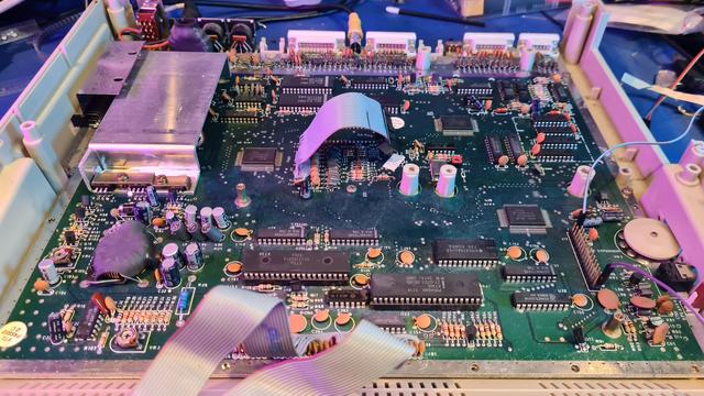 Shot of a apple iic clone motherboard