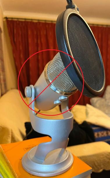 How not to use a Blue Yeti microphone!