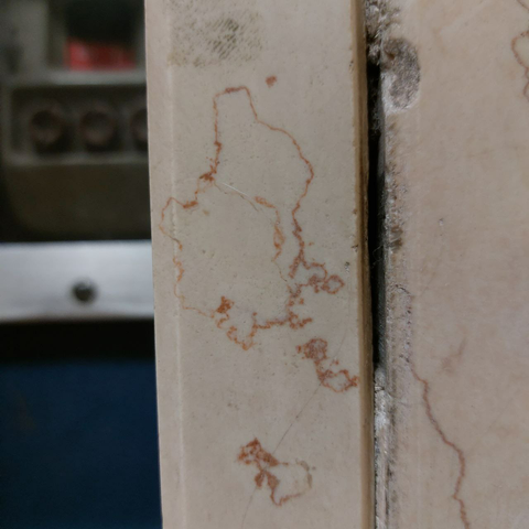 The original photo of a marble