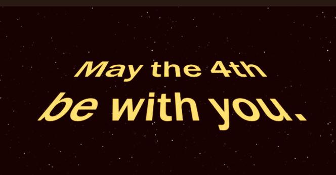As above, in yellow text, on a black starry background - ref the opening scene of Star Wars films ✨🪐✨