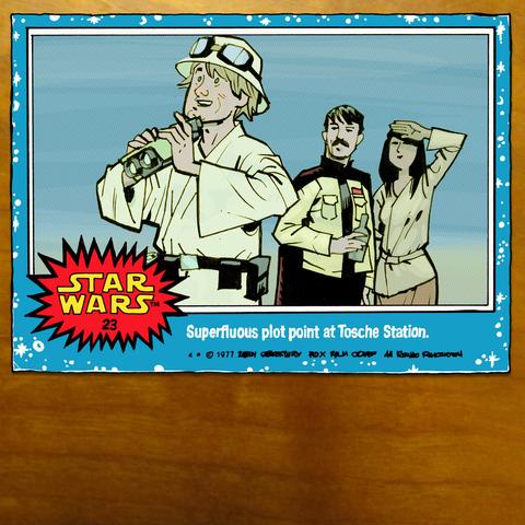 STAR WARS CARD 23.