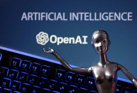 OPENAI. OpenAI logo and AI Artificial Intelligence words are seen in this illustration taken, May 4, 2023.

Dado Ruvic/Reuters