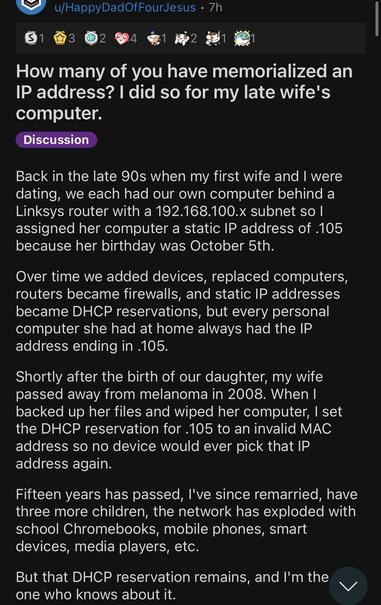 Story from Reddit.