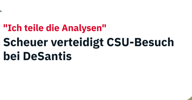 Screenshot der Überschrift des im Tweet verlinkten Artikels