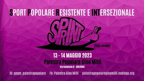 SPRINT - Sport Popolare Resistente e INTersezionale 3° Edizione