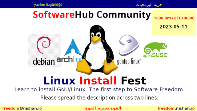 Linux Install Fest. Get onboard the GNU/Linux.