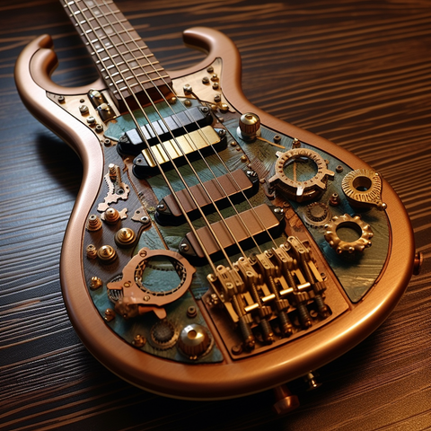 Steampunk Bass GUitar
