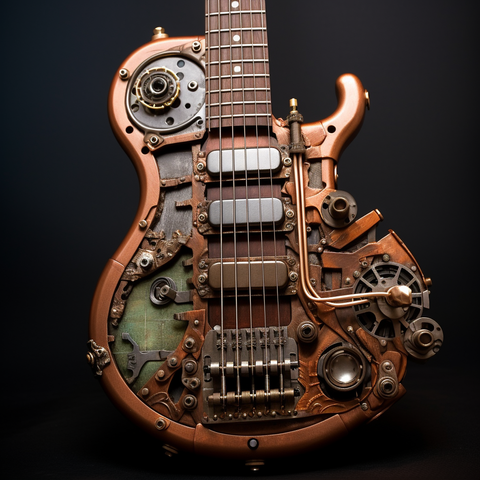 Steampunk Bass GUitar