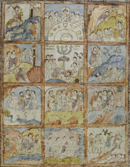 12 scenes from the Passion of Christ, Augustine Gospels, f.125r.