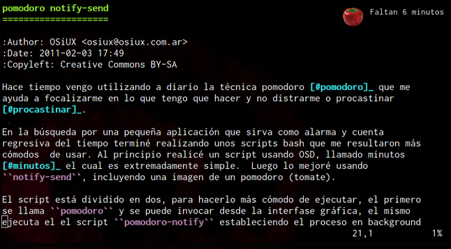 pomodoro notify-send
