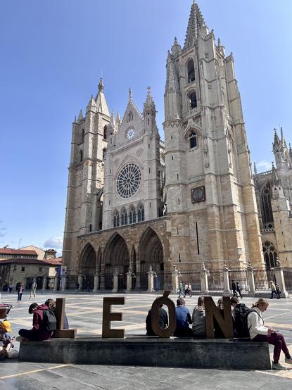 Cathedral in Leon, Spain