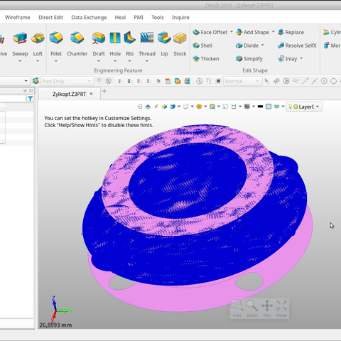 Imported a STEP file into ZW3D and sucks!