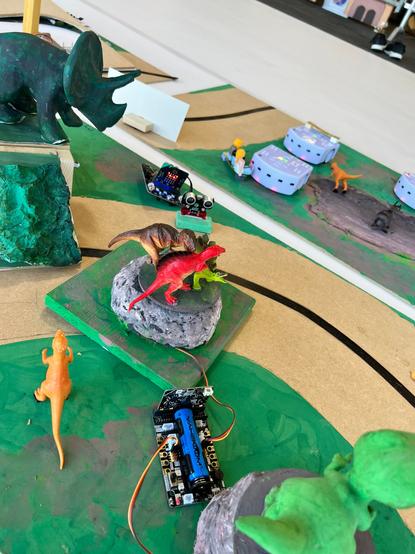 Match de la ligue "OnStage" (robotique artistique)