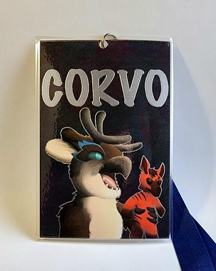 Foiled + Laminated con badge