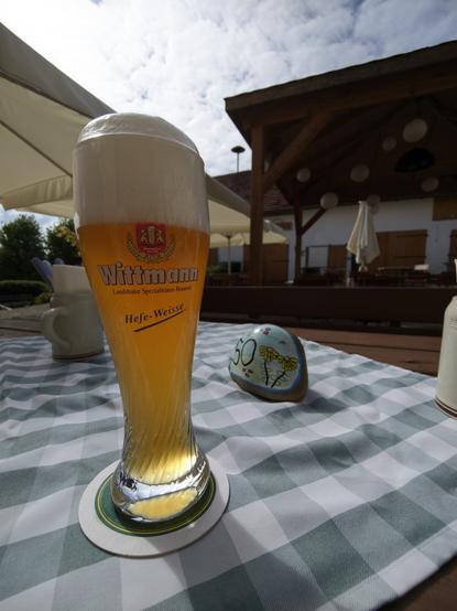 Weißbier mit wunderschöner Schaumkrone