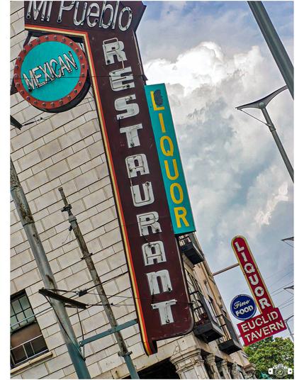 Signage in University Circle, Ohio