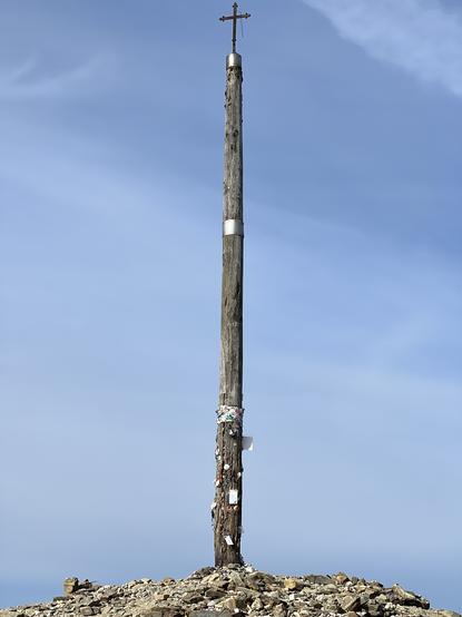The iron cross on the Camino de Santiago