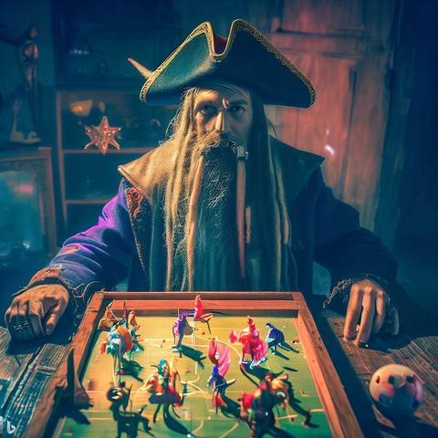 Cervantes de León re-introduces the ancient game of Wizard and Unicorn Football again  (Circa 1629)