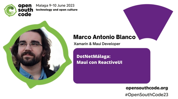 Si te interesa aprender sobre iniciación a #Maui y #ReactiveUI, aprovecha para asistir al meetup de @dotnetmalaga que impartirá Marco Antonio Blanco en la #OpenSouthCode23.
https://www.opensouthcode.org/conferences/opensouthcode2023/program/proposals/686?s=09