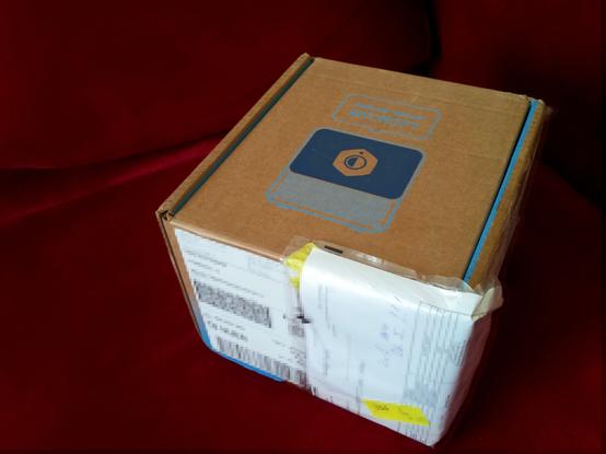 Mycroft shipment box, outside.