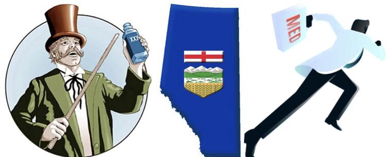 Snake oil salesmen moving into Alberta as doctors flee