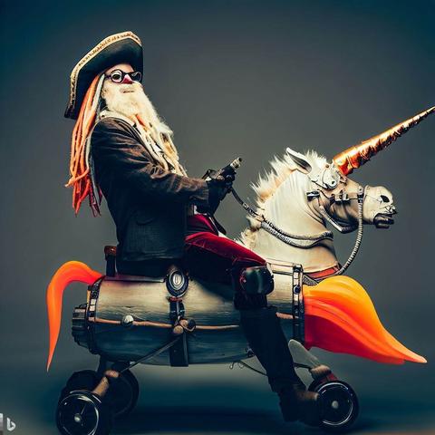 Cervantes de León riding into #TheFuture...