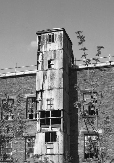Round the back of the Big Mill, Leek. UK