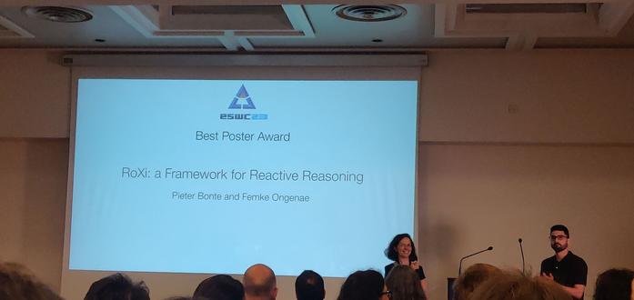 RoXi best poster at ESWC