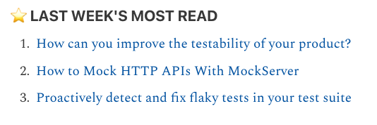 last weeks most read