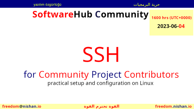 SSH for Community Project Contributors.