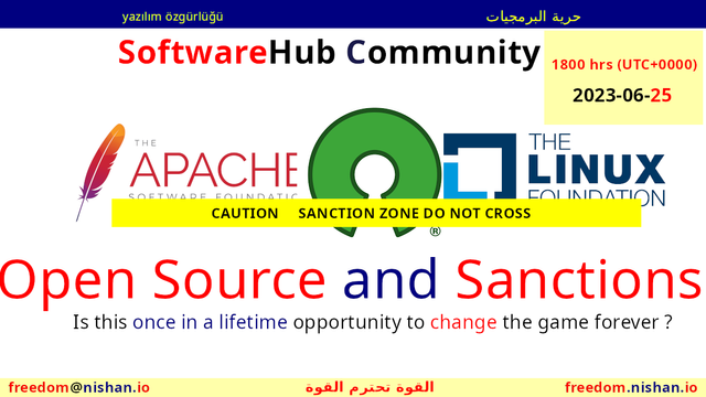 OpenSource and Sanctions.