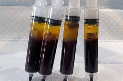 Hydrogel in bloedmonsters