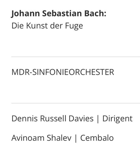 Programm und Ausführende