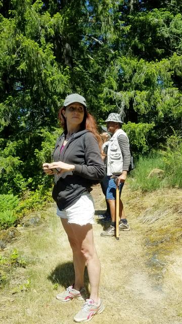 My friend, Nadene. Jim & Monica are behind her.