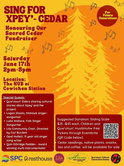 Sing for Xpey' Mini Music Festival event poster.