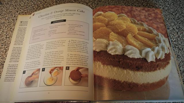 The recipe for "Chocolate & Orange Mousse Cake."
