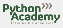 Die http://www.python-academy.de/ ist ein auf Python spezialisiertes Schulungsunternehmen und bietet Kurse zum Erlernen von Python und zu Spezialthemen über verschiedene Einsatzbereiche von Python an. Die Seminare finden im Schulungszentrum der Python Academy in Leipzig oder deutschland- und europaweit In-House beim Kunden statt und werden auf Deutsch und Englisch angeboten; ausgewählte Themen auch auf Niederländisch oder Italienisch.