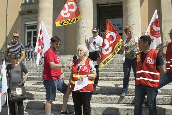 Prise de parole des retraité(e)s