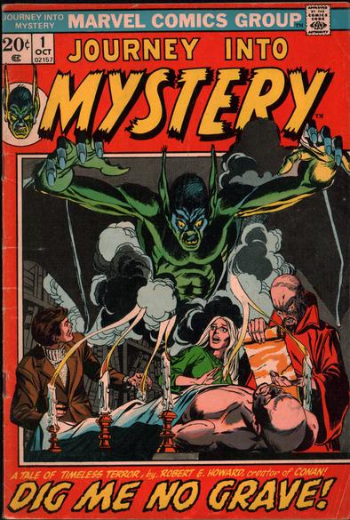 Journey Into Mystery #1 1972, cover by Gil Kane.